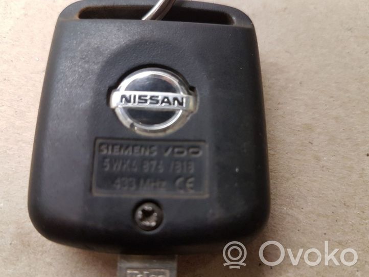 Nissan Navara Klucz / Karta zapłonu 5WK4876818