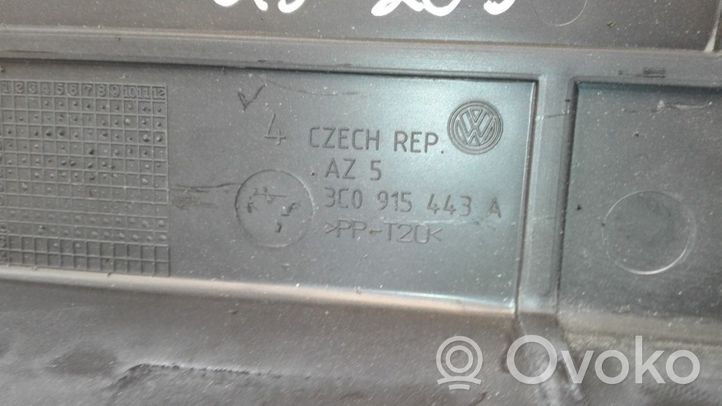 Audi Q3 8U Coperchio/tappo della scatola vassoio della batteria 3C0915443A