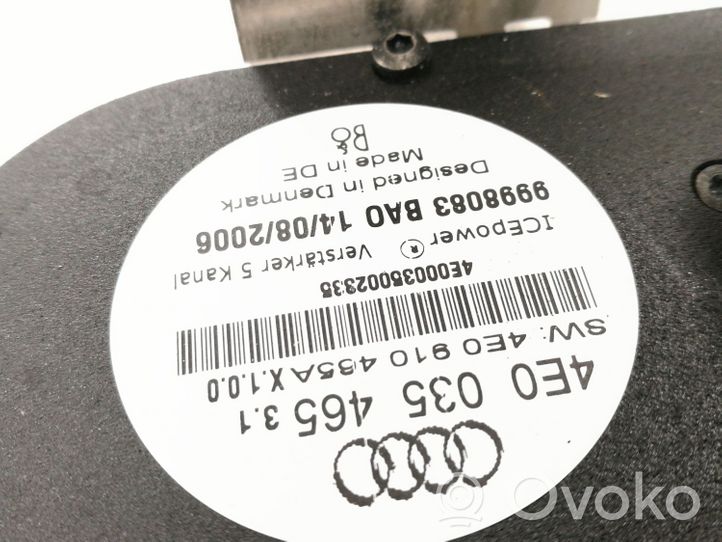 Audi A8 S8 D3 4E Amplificateur de son 4E0035465