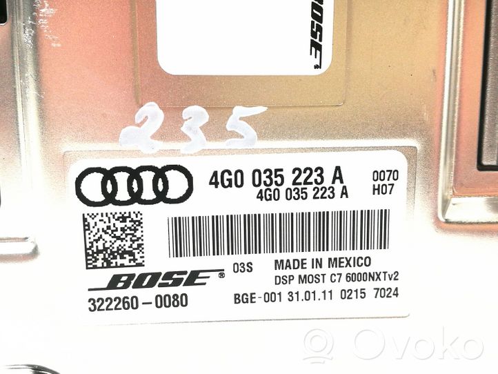 Audi A8 S8 D4 4H Amplificateur de son 4G0035223A