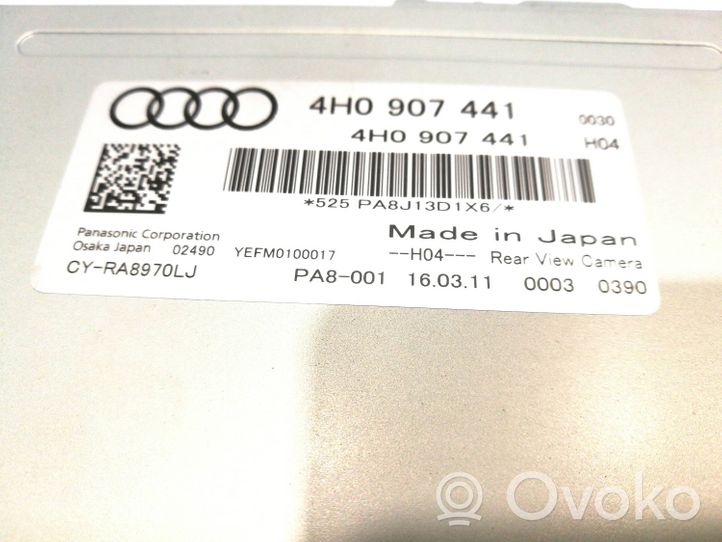 Audi A8 S8 D4 4H Module de contrôle caméra arrière 4H0907441