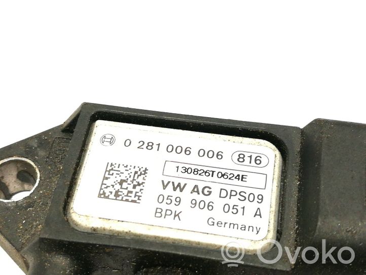 Audi A6 S6 C7 4G Sensore di pressione dei gas di scarico 059906051A