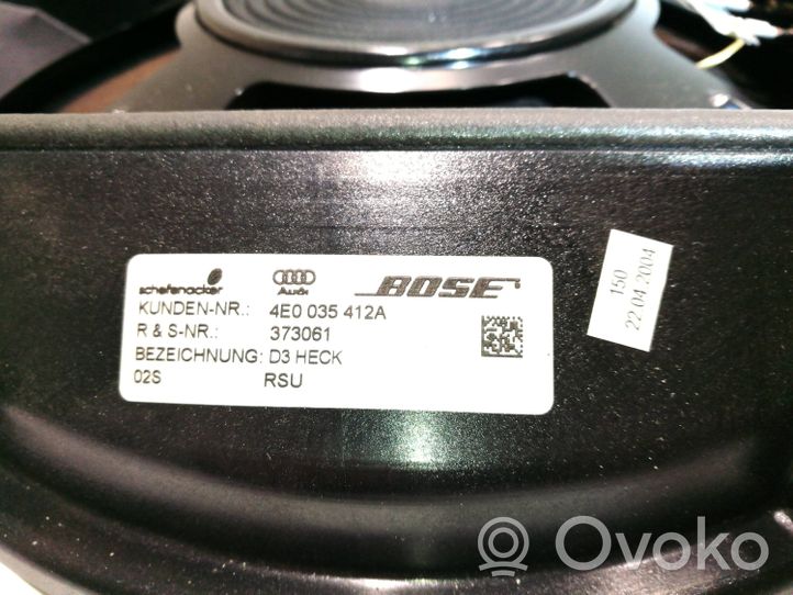 Audi A8 S8 D3 4E Subwoofer altoparlante 4E0035412A