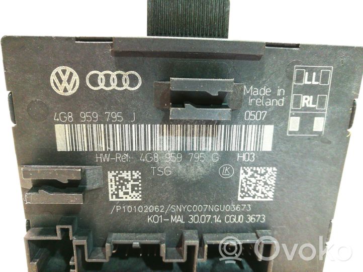 Audi A6 Allroad C7 Unité de commande module de porte 4G8959795J