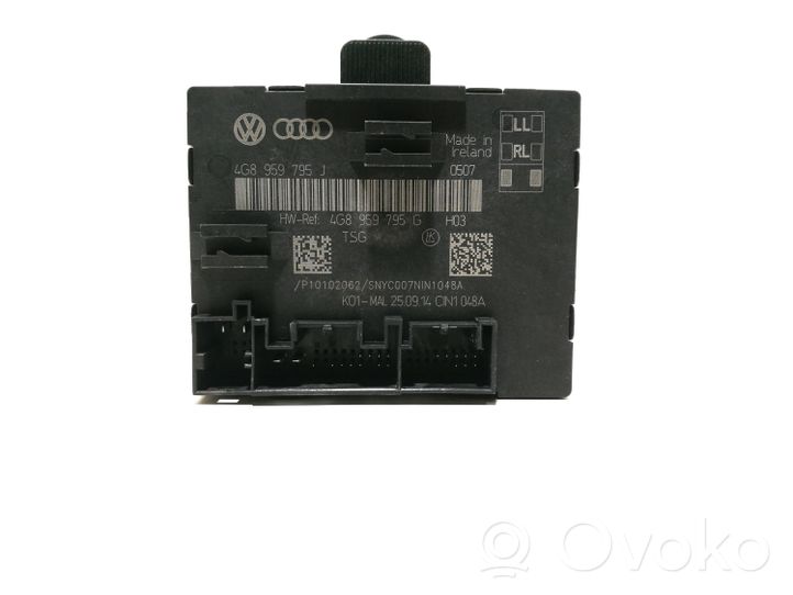 Audi A6 Allroad C7 Unité de commande module de porte 4G8959795G