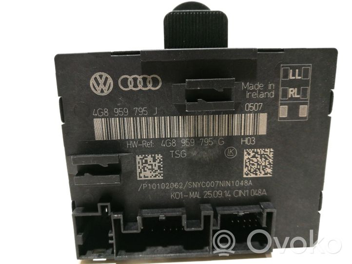 Audi A6 Allroad C7 Unité de commande module de porte 4G8959795G