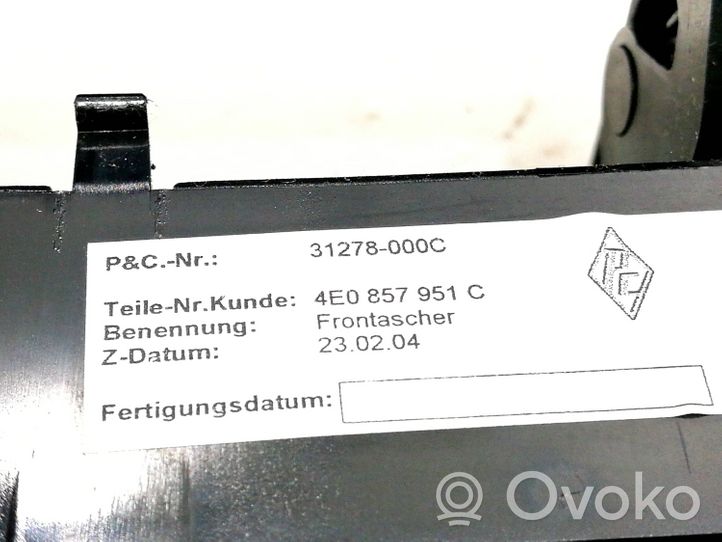 Audi A8 S8 D3 4E Cendrier 4E0857951C