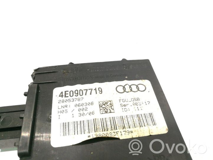 Audi A8 S8 D3 4E Centralina/modulo allarme 4E0907719