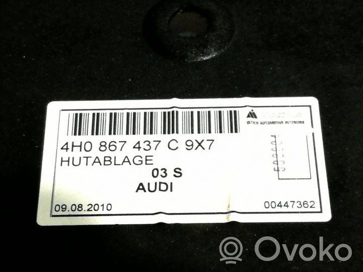 Audi A8 S8 D4 4H Półka tylna bagażnika 4H0867437C