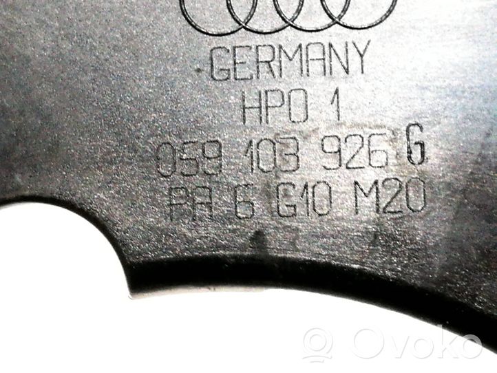 Audi A8 S8 D3 4E Protezione cinghia di distribuzione (copertura) 059103926G