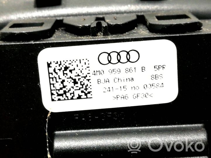 Audi Q7 4M Istuimen säädön kytkin 4M0959861B