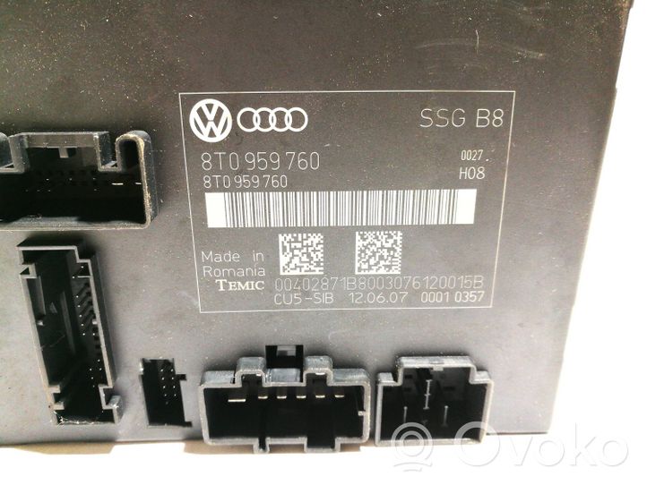 Audi A5 8T 8F Istuimen säädön moduuli 8T0959760