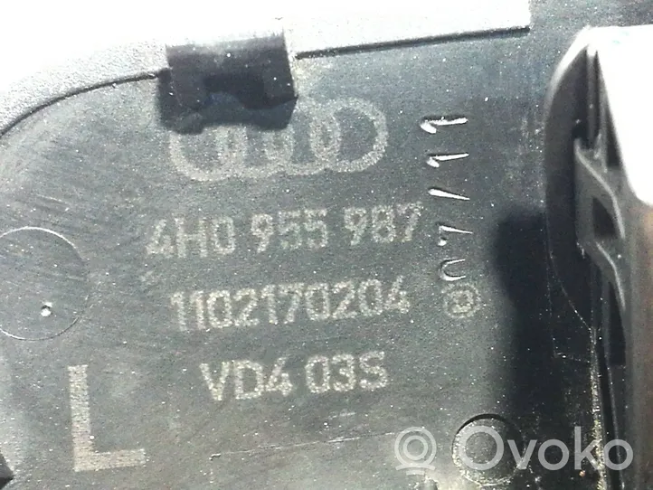 Audi A8 S8 D4 4H Ugello a spruzzo lavavetri per parabrezza 4H0955988