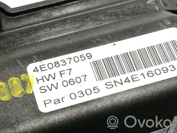 Audi A8 S8 D3 4E Actionneur de loquet de verrouillage de porte à fermeture en douceur porte avant 4E0837059