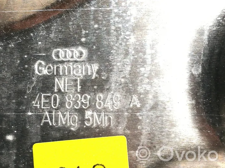 Audi A8 S8 D3 4E Takaikkunan nostomekanismi ilman moottoria 4E0839849A