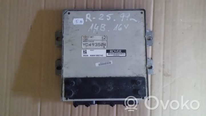 Rover 25 Sterownik / Moduł ECU NNN100742