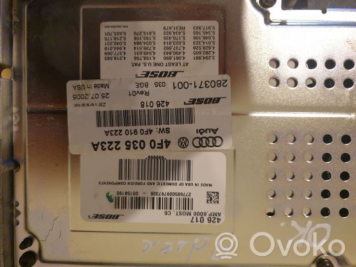 Audi A6 S6 C6 4F Amplificatore 4F0035223A