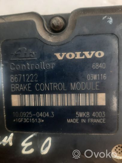 Volvo S60 ABS-pumppu 10092504043