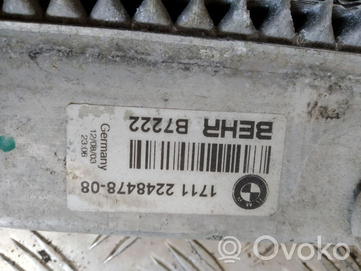 BMW 7 E65 E66 Radiador del refrigerante 2248478