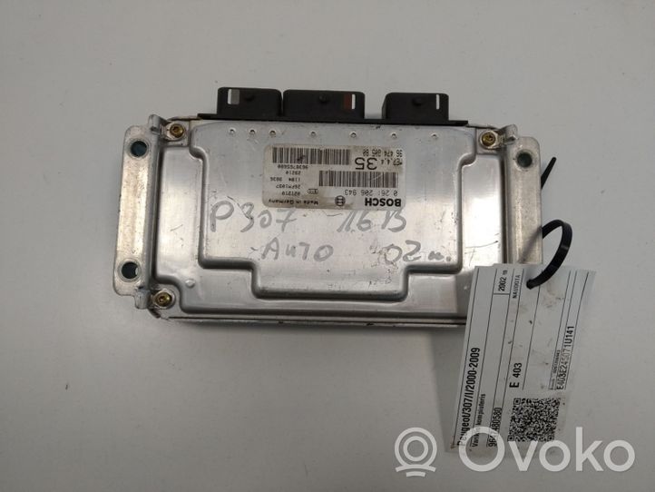 Peugeot 307 Sterownik / Moduł ECU 9647480580