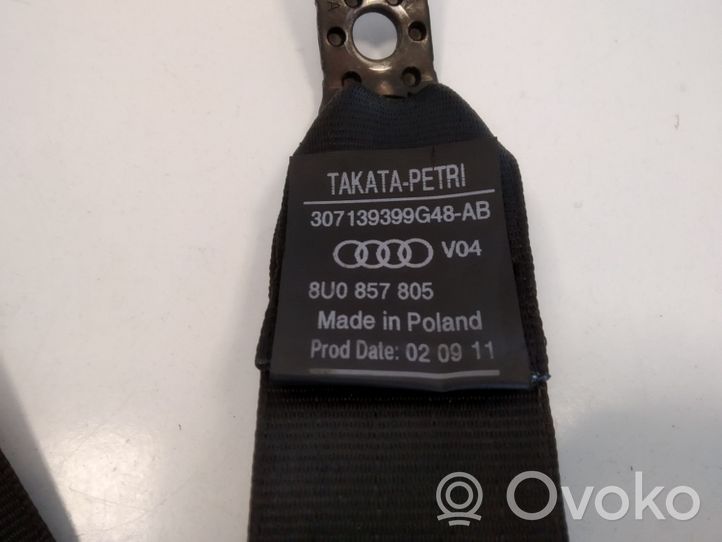 Audi Q3 8U Takaistuimen turvavyö 8U0857805