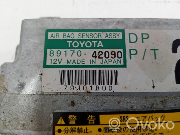 Toyota RAV 4 (XA20) Turvatyynyn ohjainlaite/moduuli 89170