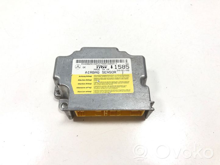 Mercedes-Benz B W245 Module de contrôle airbag A1698201585