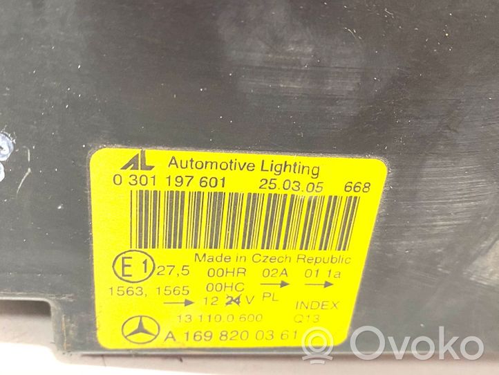 Mercedes-Benz A W169 Etu-/Ajovalo A1698200361