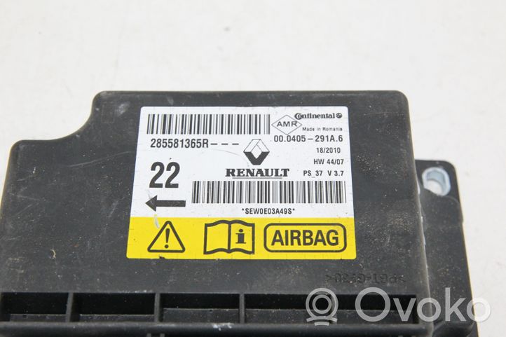 Renault Megane III Module de contrôle airbag 285581365R