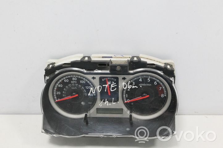 Nissan Note (E11) Compteur de vitesse tableau de bord 9U01C6709736