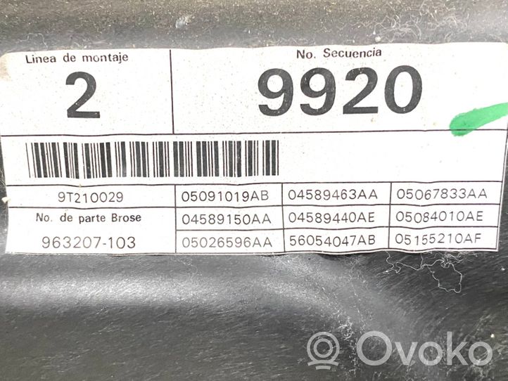 Dodge Journey Priekšpusē elektriskais loga pacelšanas mehānisms bez motoriņa 963207103