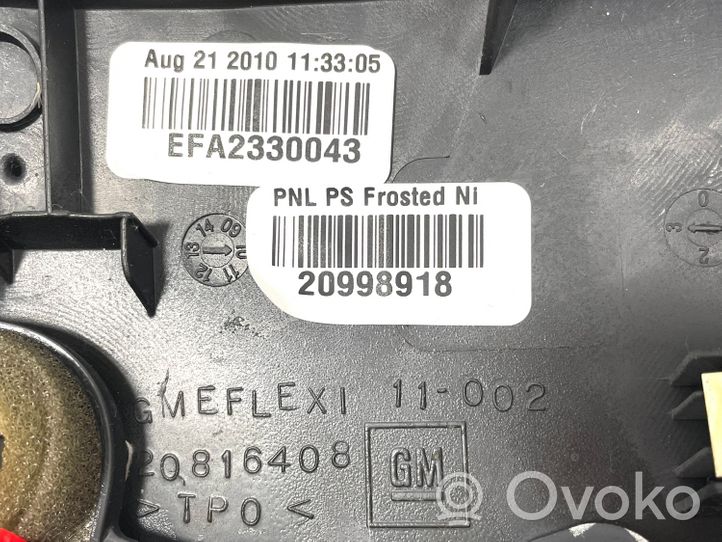 Opel Ampera Osłona poduszki powietrznej Airbag 20816408