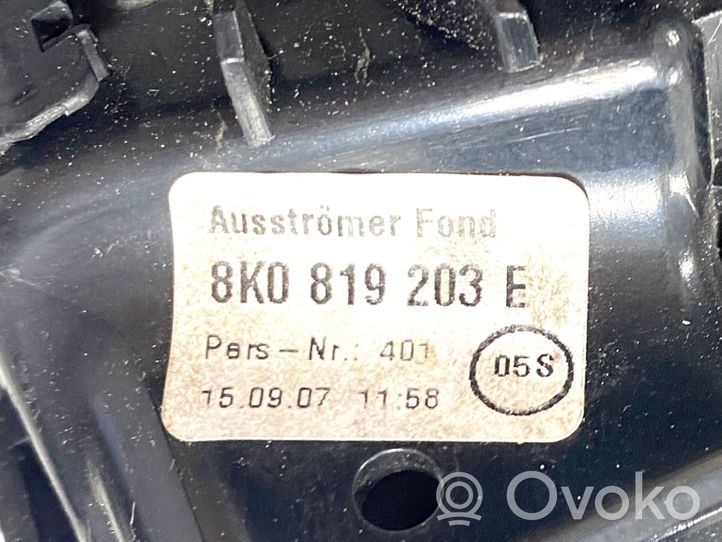 Audi A5 8T 8F Grille d'aération arrière 8K0819203E