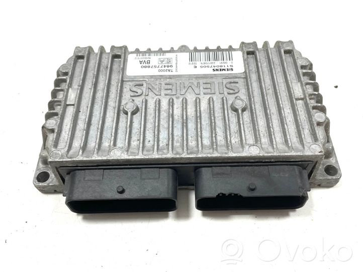 Peugeot 307 Module de contrôle de boîte de vitesses ECU 9647757880