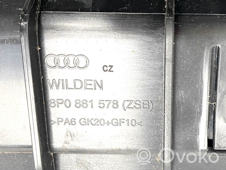 Audi A3 S3 A3 Sportback 8P Tiroir rangement tableau de bord 8P0881578