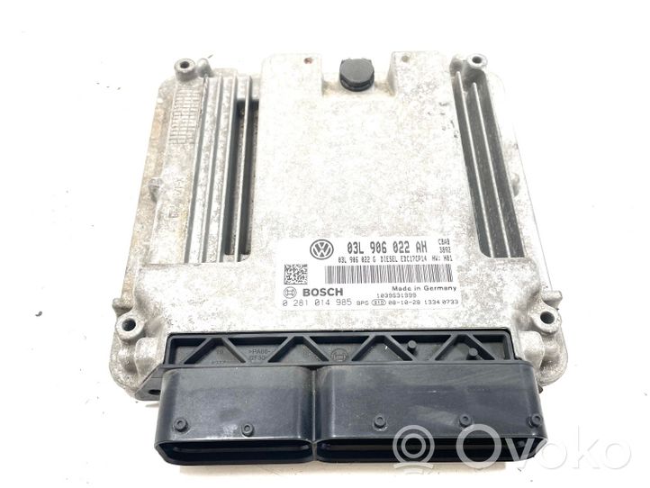 Volkswagen Golf VI Sterownik / Moduł ECU 03L906022AH