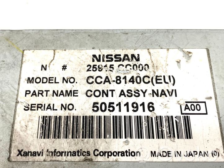 Nissan X-Trail T30 Unité de navigation Lecteur CD / DVD CCA8140C