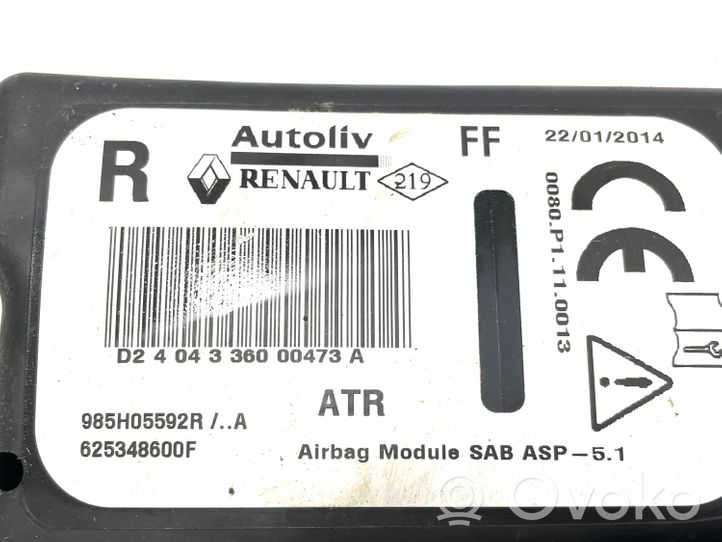 Renault Clio IV Istuimen turvatyyny 985H05592R