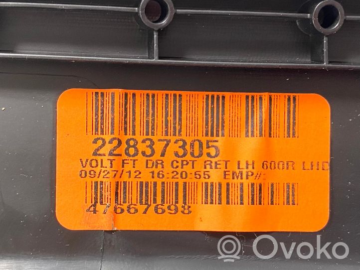 Chevrolet Volt I Copertura del rivestimento del sottoporta anteriore 22837305