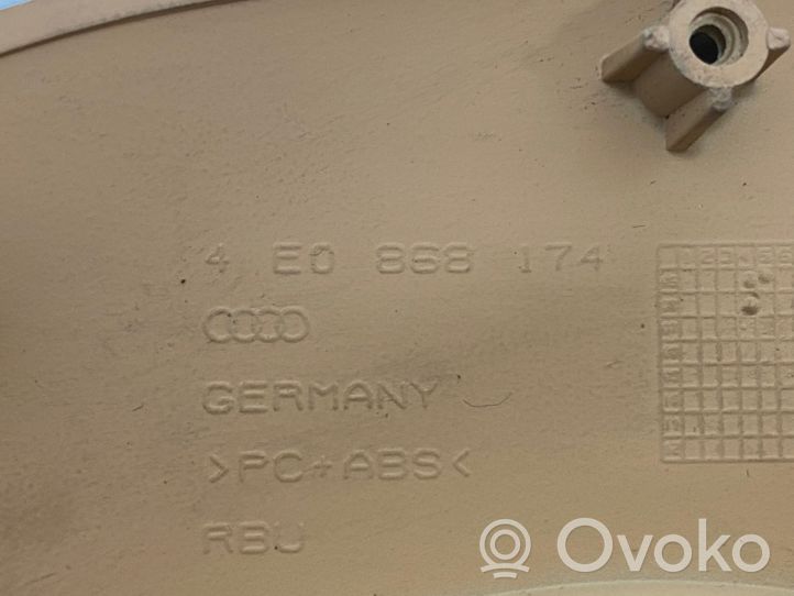 Audi A8 S8 D3 4E Copertura altoparlante della portiera anteriore 4E0868174