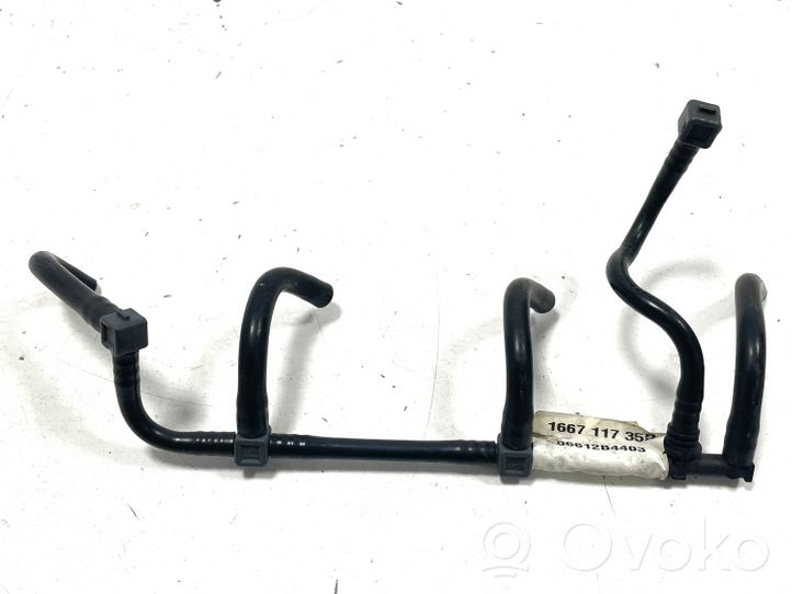 Renault Megane III Linea/tubo flessibile di ritorno del carburante 166711735R