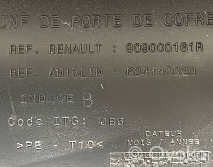 Renault Megane III Takaluukun alaosan verhoilu 909000161R