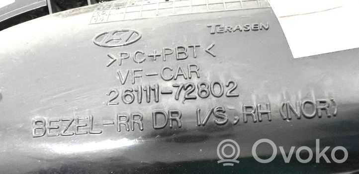 Hyundai i40 Poignée intérieure de porte arrière 2611172802