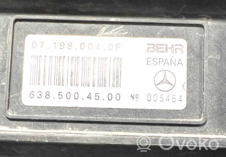 Mercedes-Benz Vito Viano W638 Kale ventilateur de radiateur refroidissement moteur 6385002093