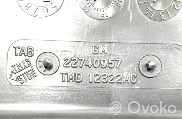 Chevrolet Volt I Ohjaamon sisäilman ilmakanava 22740957
