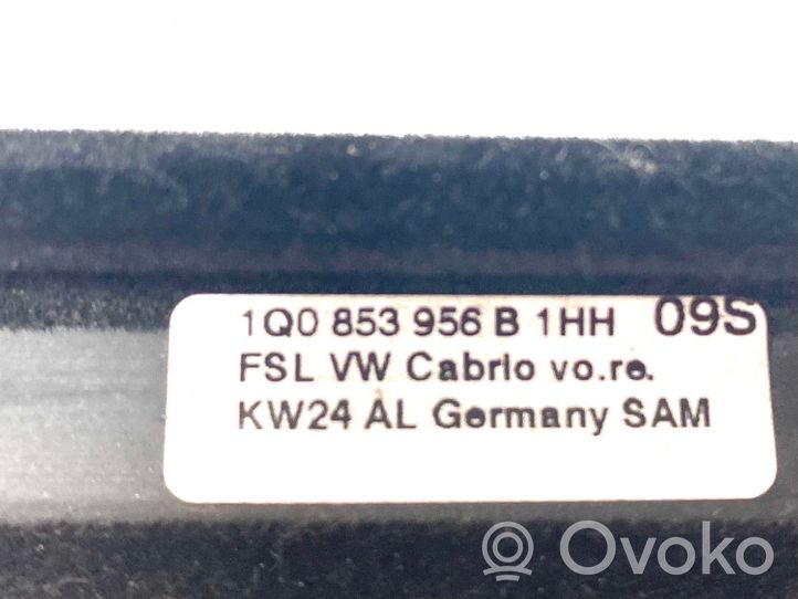 Volkswagen Eos Listwa / Uszczelka szyby drzwi przednich 1QD853956B1HH