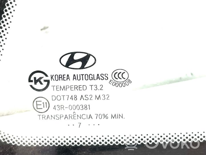 Hyundai Santa Fe Szyba karoseryjna tylna DOT748AS2M32