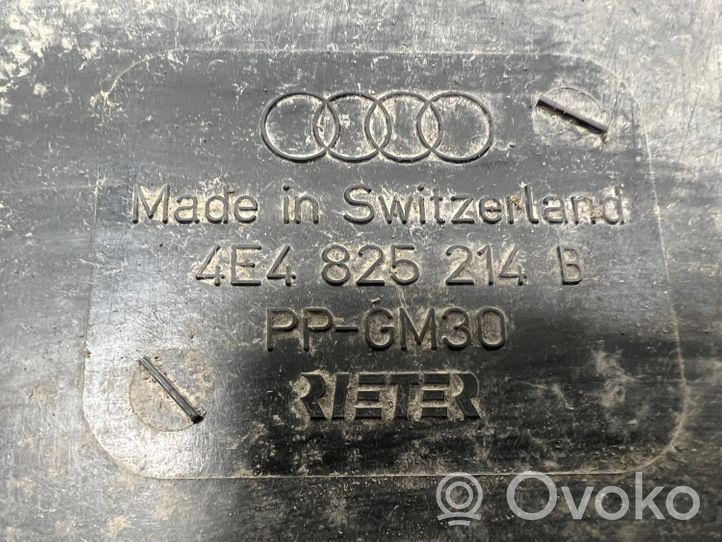 Audi A8 S8 D3 4E Copertura/vassoio sottoscocca posteriore 4E4825214B