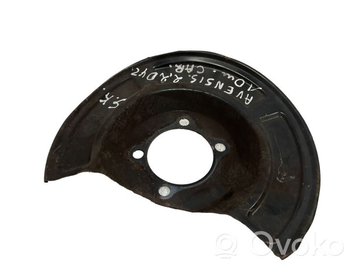 Toyota Avensis T270 Couvercle anti-poussière disque de plaque de frein arrière R199090507