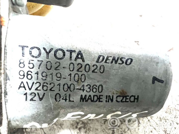 Toyota Avensis T270 Moteur de lève-vitre de porte avant 8570202020